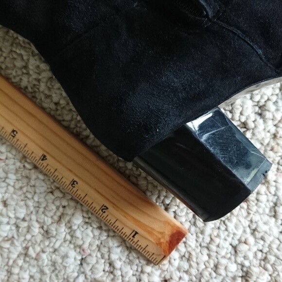 Diane Von Furstenberg black suede Soft leather Boots size 7M - Picture 10 of 12